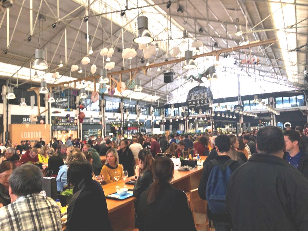 mercado gastroomico en Lisboa Portugal