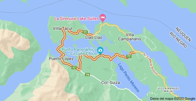 mapa bariloche