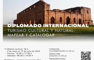 Diplomado Internacional Turismo Cultural y Natural: Mapear y Catalogar